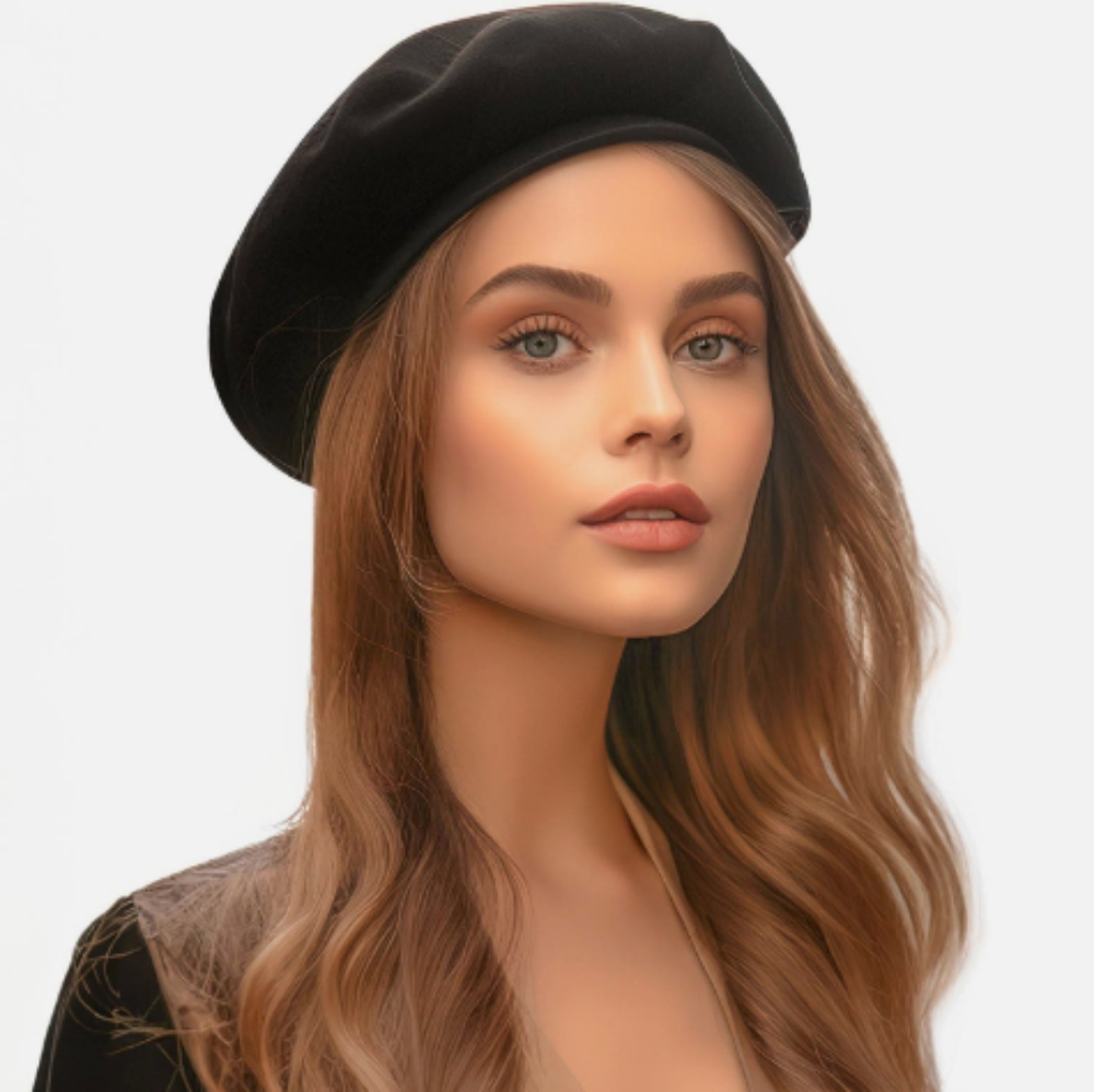Plaid Beret